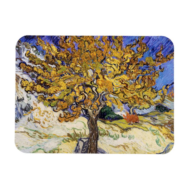 Vincent van Gogh - The Mulberry Tree Magnet (Horizontal)
