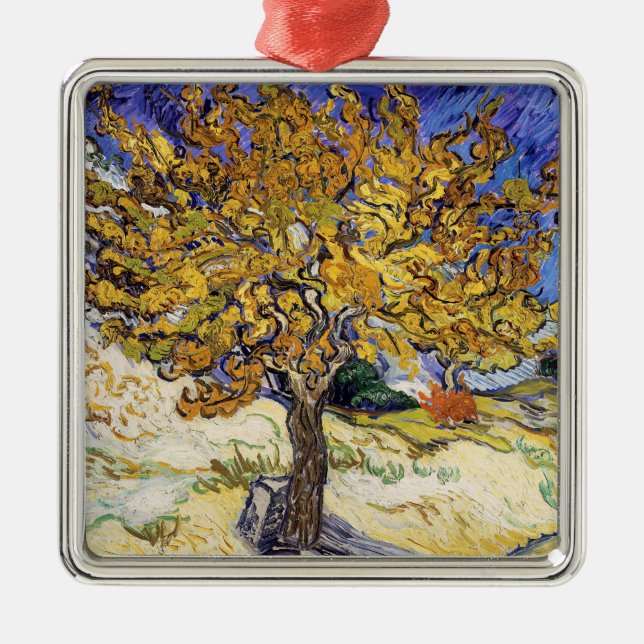Vincent van Gogh - The Mulberry Tree Metal Ornament (Front)