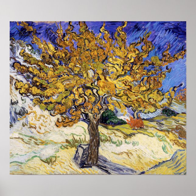 Vincent van Gogh - The Mulberry Tree Poster (Front)