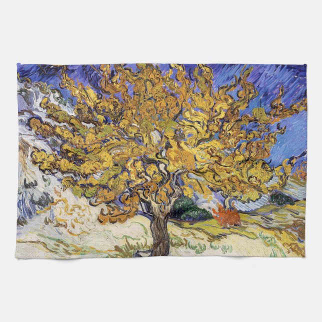 Vincent van Gogh - The Mulberry Tree Tea Towel (Horizontal)