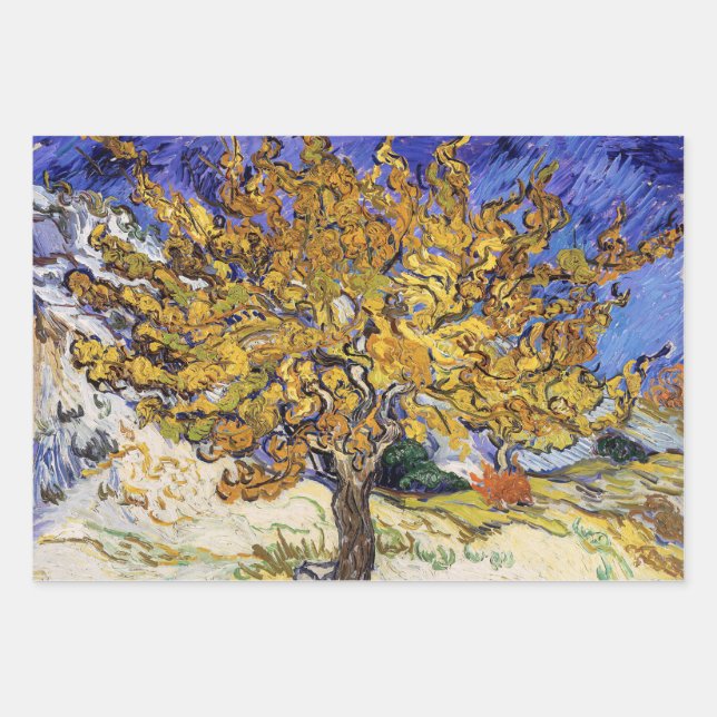 Vincent van Gogh - The Mulberry Tree Wrapping Paper Sheet (Front)