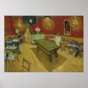 VINCENT VAN GOGH- The night cafe 1888 Poster