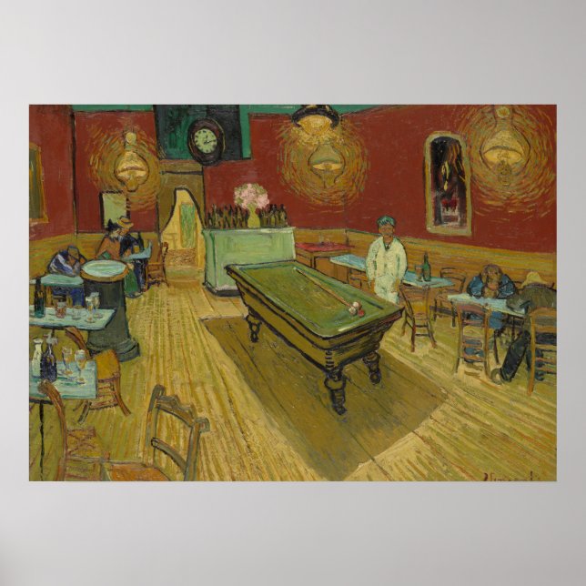 VINCENT VAN GOGH- The night cafe 1888 Poster (Front)