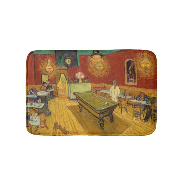 Vincent van Gogh - The Night Cafe Bath Mat (Front)
