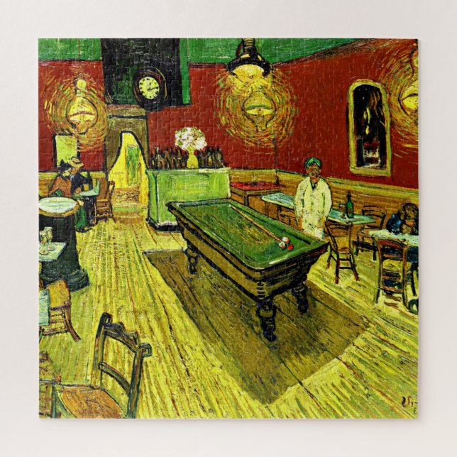 Vincent Van Gogh - The Night Cafe, famous painting Jigsaw Puzzle (Vertical)