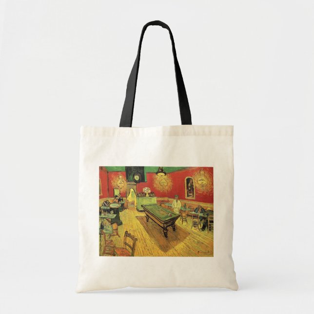 Vincent Van Gogh - The Night Cafe Fine Art Tote Bag (Front)