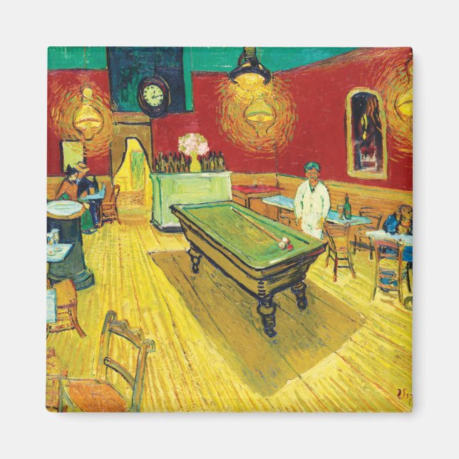 Vincent Van Gogh The Night Cafe (Le café de nuit) Magnet (Front)