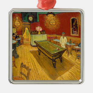 Vincent van Gogh - The Night Cafe Metal Ornament