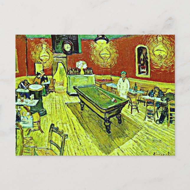 Vincent van Gogh - The Night Cafe Postcard (Front)