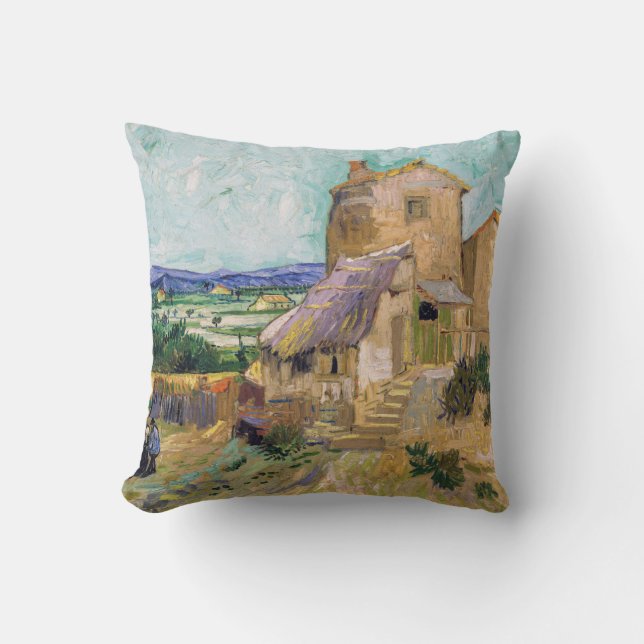 Vincent van Gogh - The Old Mill  Cushion (Front)