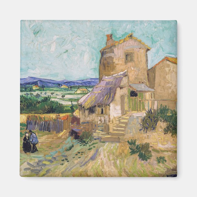 Vincent van Gogh - The Old Mill Magnet (Front)