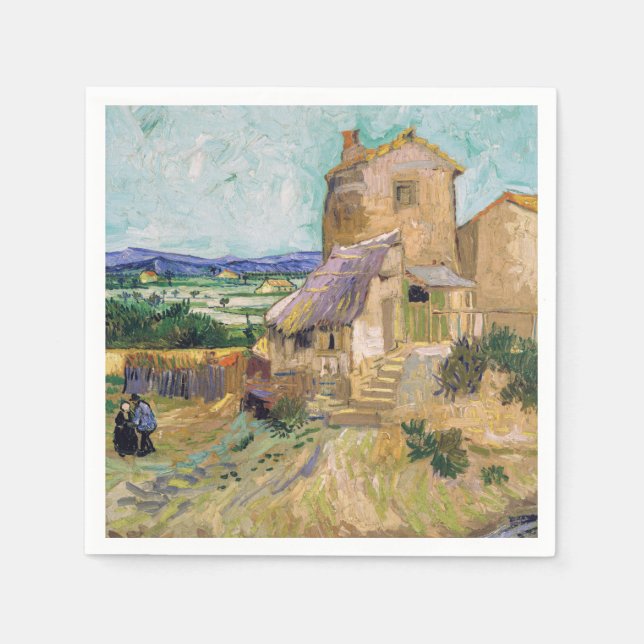 Vincent van Gogh - The Old Mill Napkin (Front)