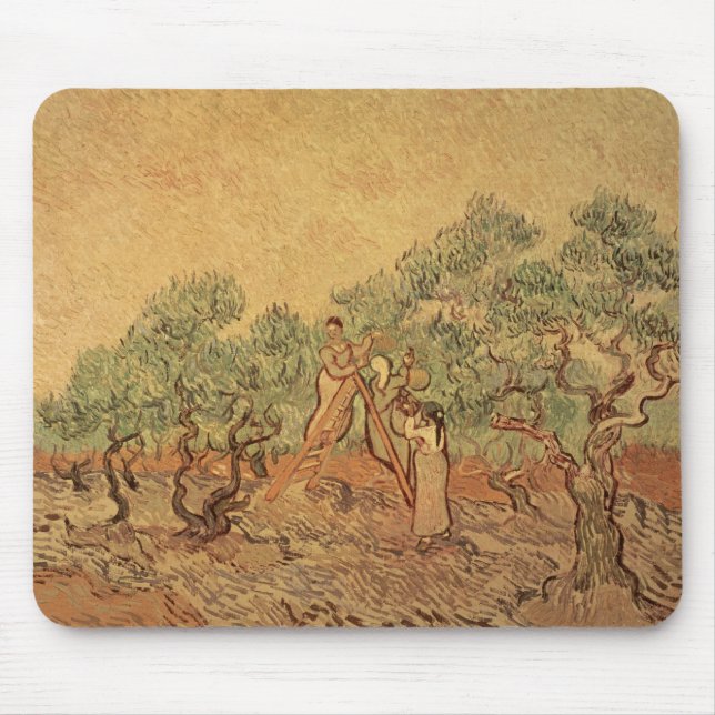 Vincent van Gogh | The Olive Grove, 1889 Mouse Pad (Front)