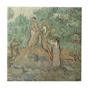 Vincent Van Gogh   The Olive Orchard Ceramic Tile
