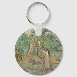 Vincent Van Gogh The Olive Orchard Key Ring