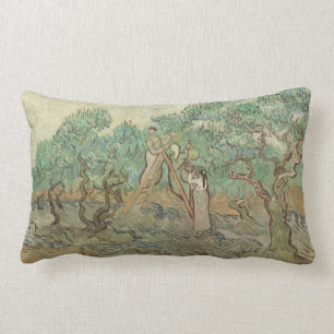 Vincent Van Gogh The Olive Orchard Lumbar Cushion