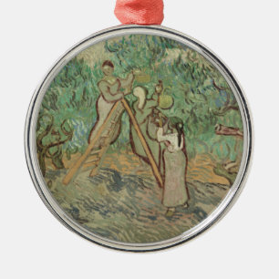 Vincent Van Gogh The Olive Orchard Metal Ornament