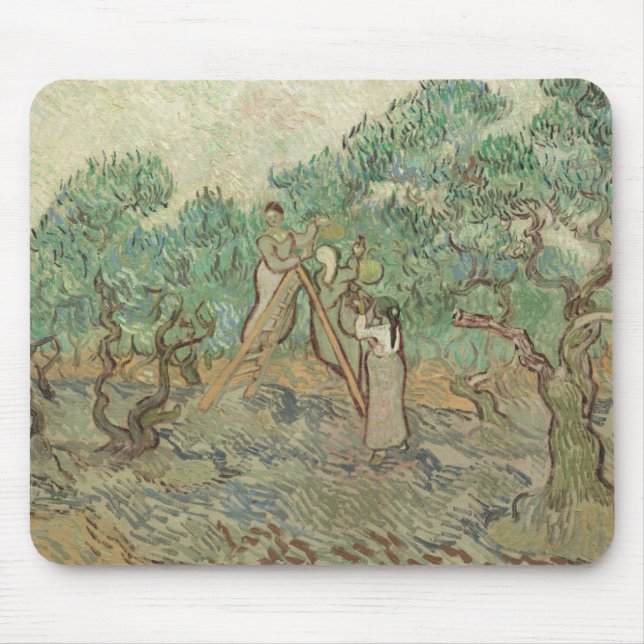 Vincent Van Gogh | The Olive Orchard Mouse Pad (Front)