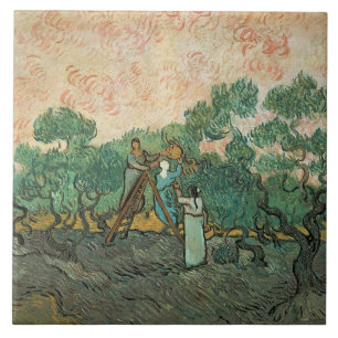 Vincent van Gogh   The Olive Pickers, Saint-Remy Tile