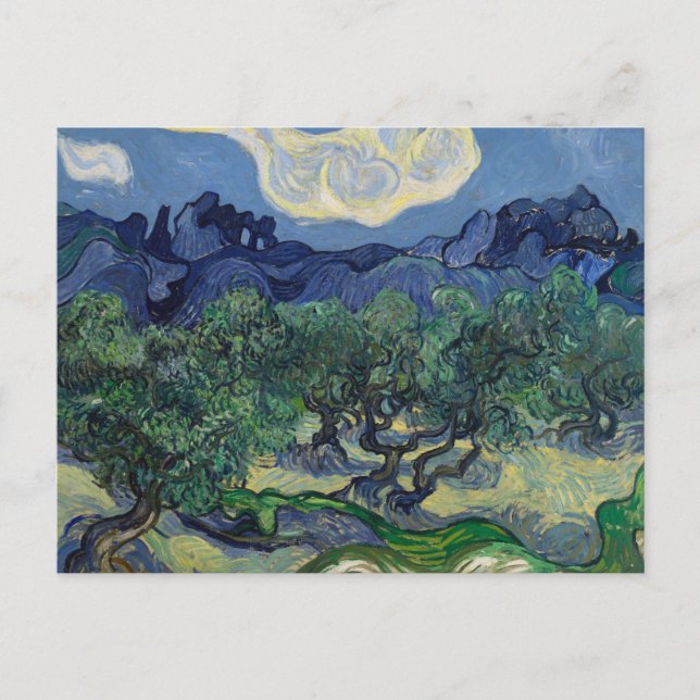 Vincent van Gogh - The Olive Trees Postcard (Front)