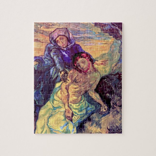Vincent Van Gogh - The Pieta - Jesus & Virgin Mary Jigsaw Puzzle (Vertical)