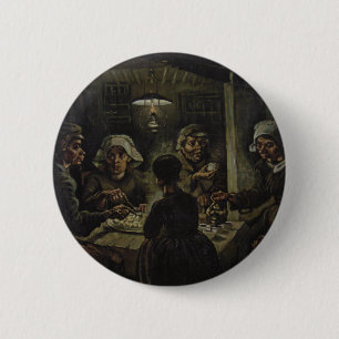 Vincent Van Gogh - The Potato Eaters 6 Cm Round Badge