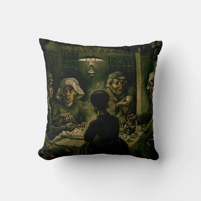 Vincent van Gogh - The Potato Eaters Cushion (Front)