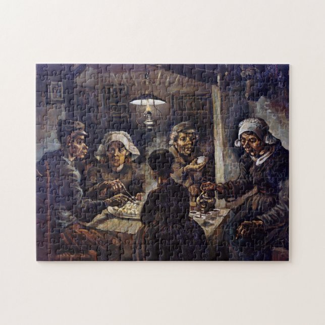 Vincent Van Gogh The Potato Eaters Fine Art Jigsaw Puzzle (Horizontal)