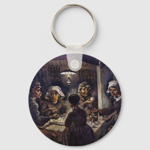 Vincent Van Gogh The Potato Eaters Fine Art Key Ring