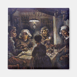 Vincent Van Gogh The Potato Eaters Fine Art Magnet