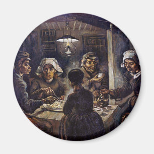 Vincent Van Gogh The Potato Eaters Fine Art Magnet