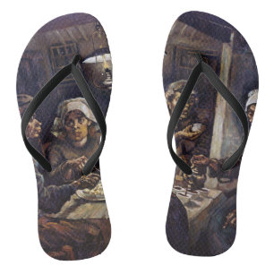 Vincent Van Gogh The Potato Eaters Fine Art Thongs