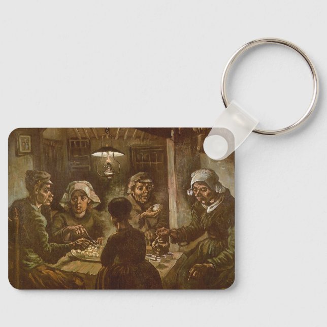 Vincent van Gogh - The Potato Eaters Key Ring (Front)