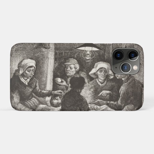 Vincent Van Gogh The Potato Eaters lithograph Case-Mate iPhone Case (Back (Horizontal))
