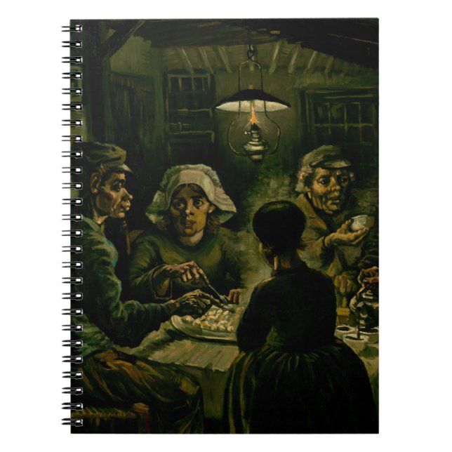 Vincent van Gogh - The Potato Eaters Notebook (Front)