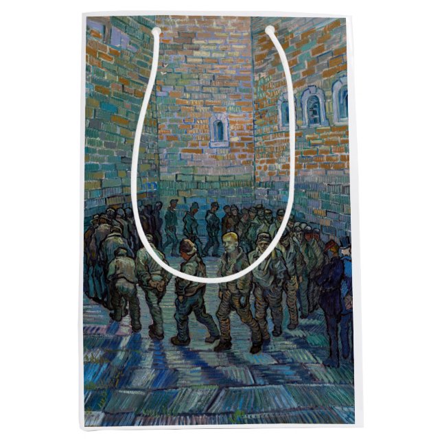 Vincent van Gogh - The Prison Courtyard Medium Gift Bag (Front)