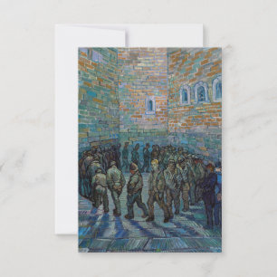 Vincent van Gogh - The Prison Courtyard Thank You Card