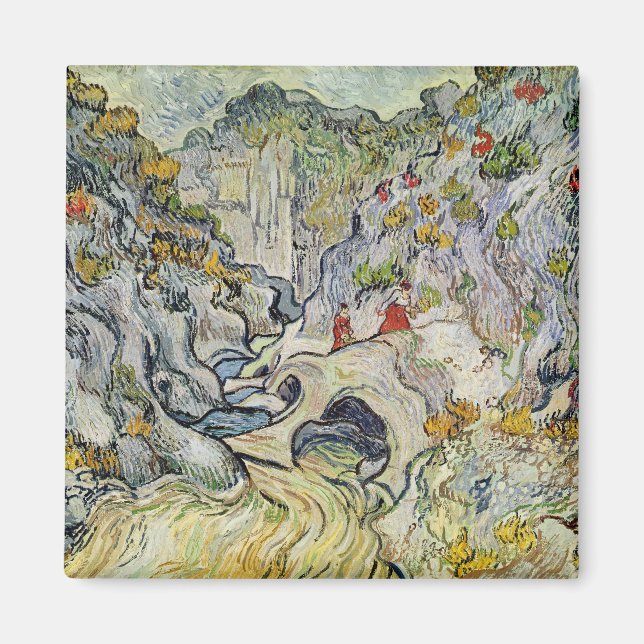 Vincent van Gogh | The ravine of the Peyroulets Magnet (Front)