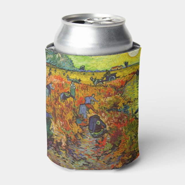 Vincent van Gogh - The Red Vineyard Can Cooler (Can Front)
