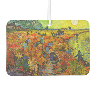 Vincent van Gogh - The Red Vineyard Car Air Freshener