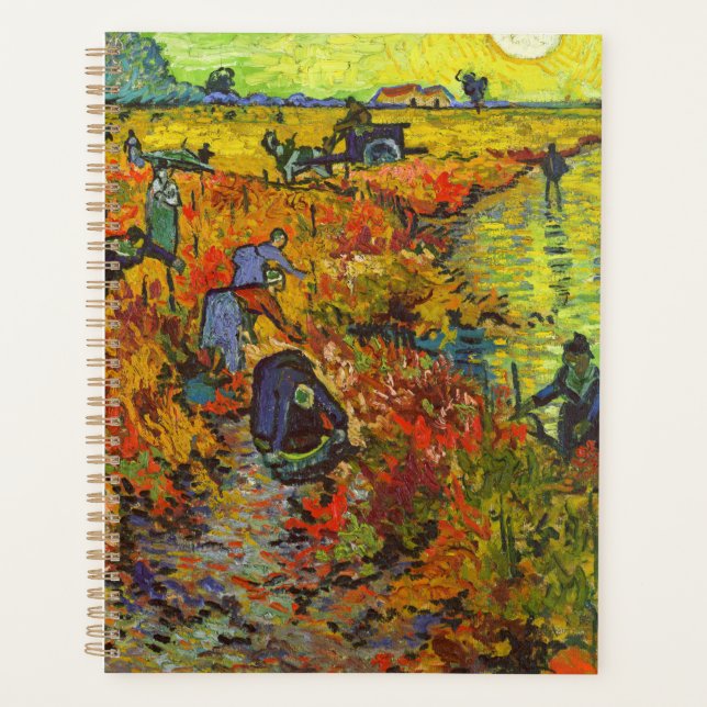 Vincent van Gogh - The Red Vineyard Planner (Front)