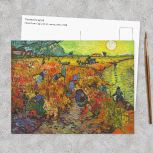 Vincent van Gogh - The Red Vineyard Postcard