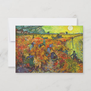 Vincent van Gogh - The Red Vineyard Thank You Card