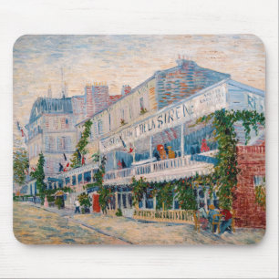 Vincent van Gogh - The Restaurant de la Sirene Mouse Pad
