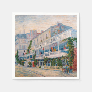 Vincent van Gogh - The Restaurant de la Sirene Napkin
