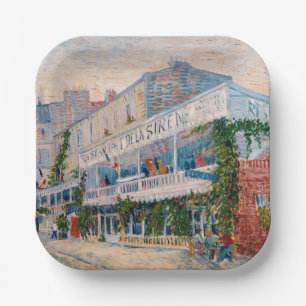 Vincent van Gogh - The Restaurant de la Sirene Paper Plate