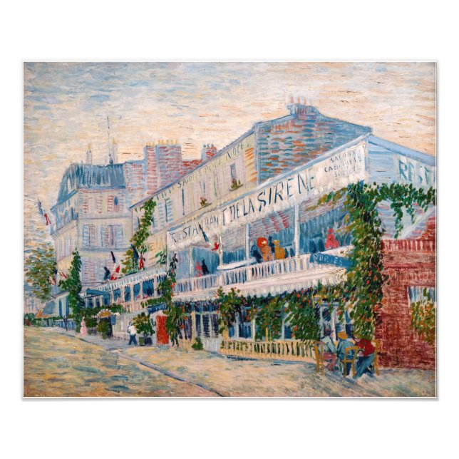 Vincent van Gogh - The Restaurant de la Sirene Photo Print (Front)