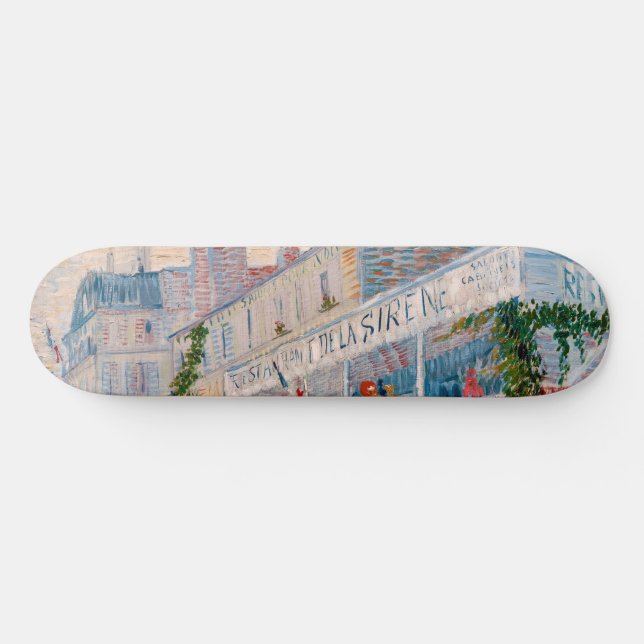 Vincent van Gogh - The Restaurant de la Sirene Skateboard (Horz)