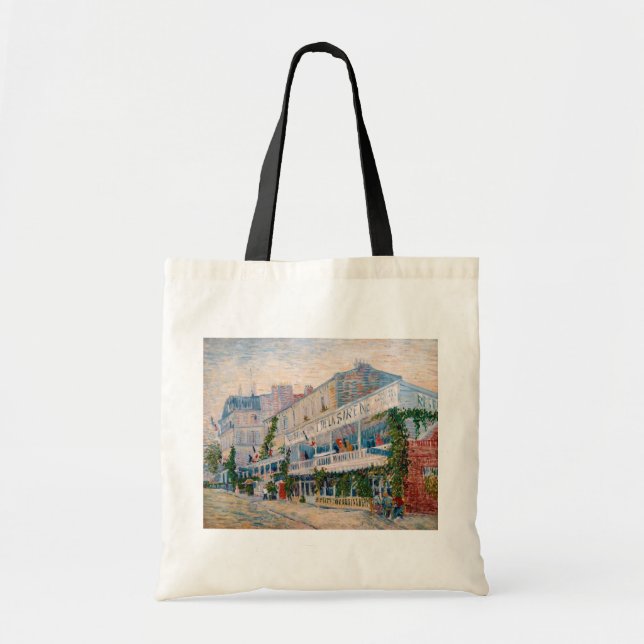 Vincent van Gogh - The Restaurant de la Sirene Tote Bag (Front)