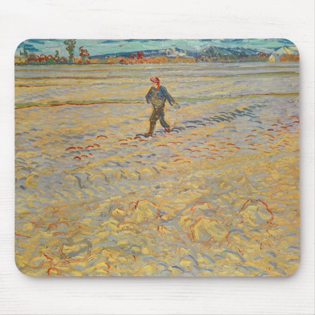Vincent van Gogh | The Sower, 1888 Mouse Pad (Front)